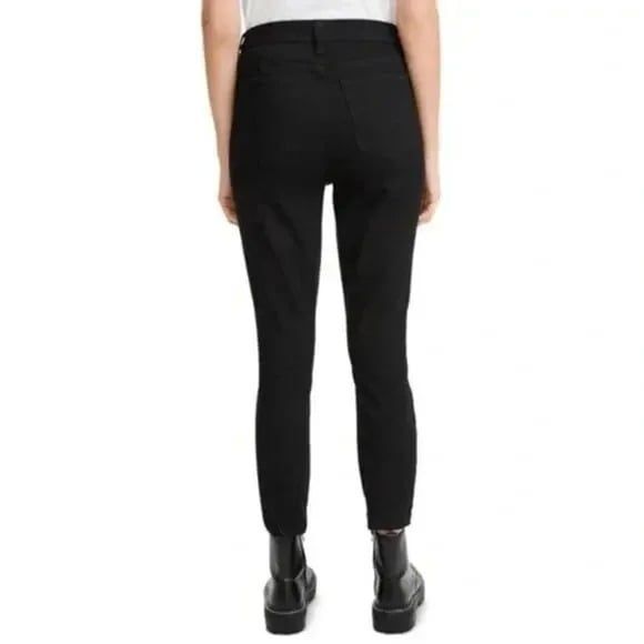 7 For All Mankind The High Waist Skinny Black - Picture 2 of 10